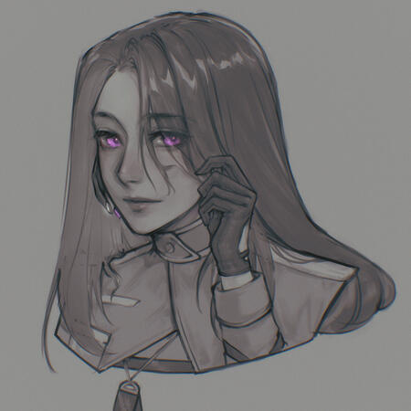 Loose sketch of my friend's OC Minerva